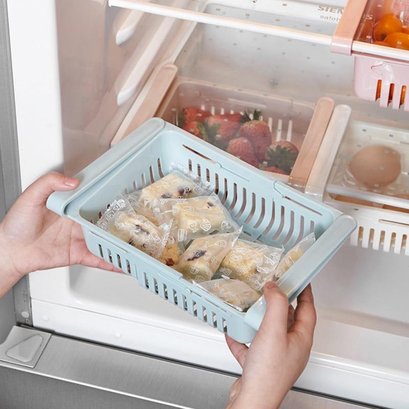 Adjustable Fridge Storage Drawer