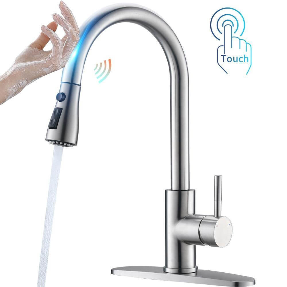 Smart Assistive Touch Control Kitchen Faucet