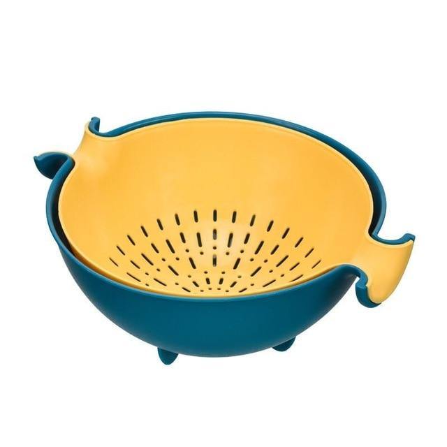 Pastel Double Drain Basket Bowl - UTILITY5STORE