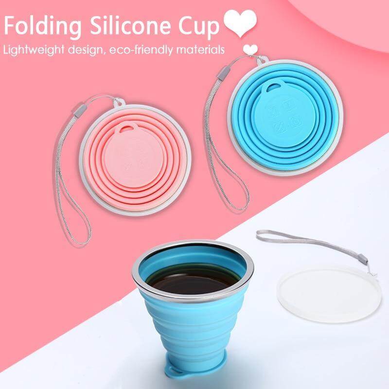 Foldable Easy Silicone Travel Mug
