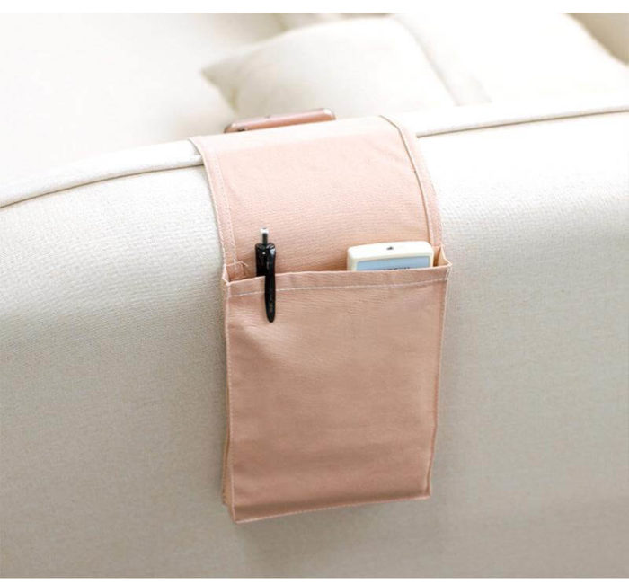 Cotton Linen Bedside Storage Bag