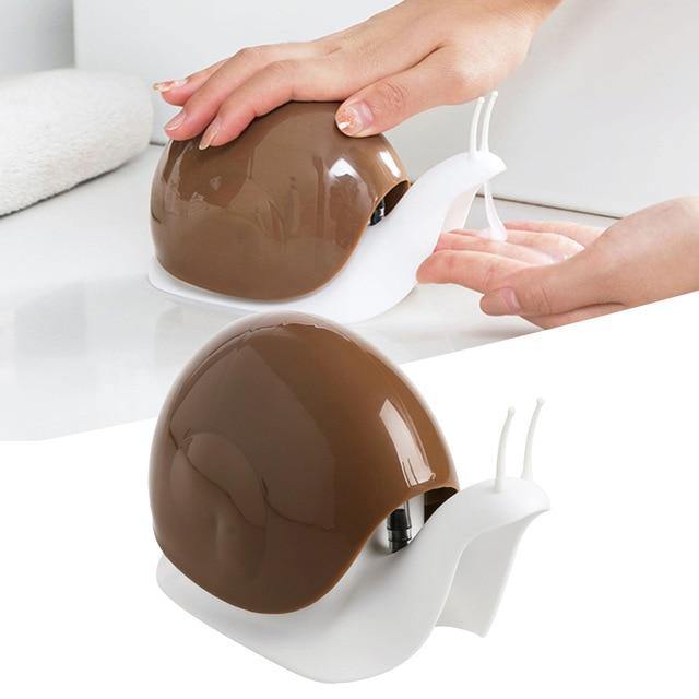 Portable Snail Shaped Liquid Soap Dispenser