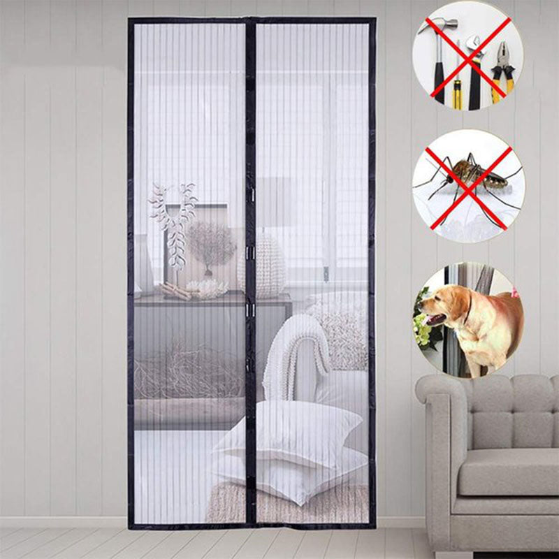 Hands-Free Automatic Closing Magnetic Mosquito Net