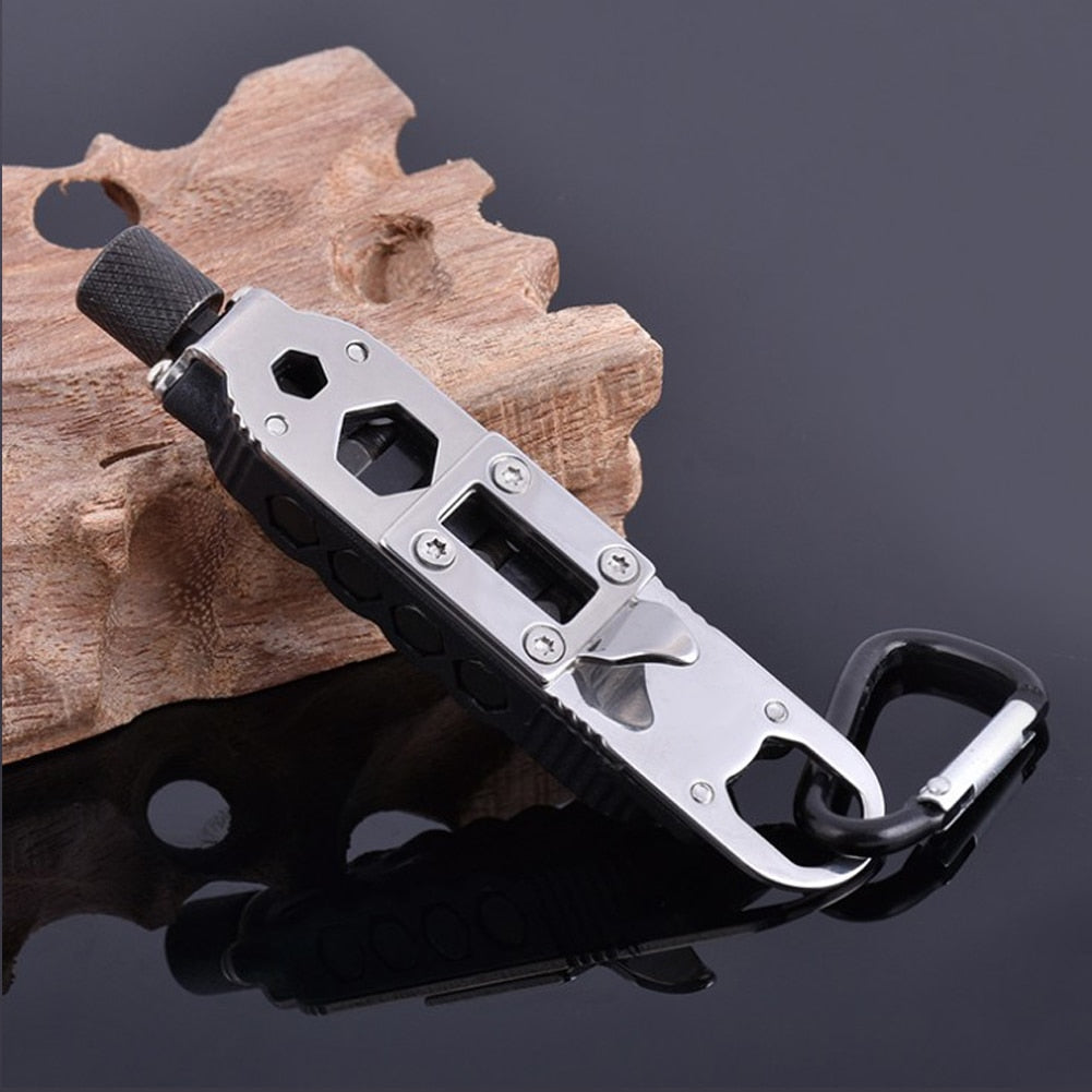 Mini Multifunctional Keychain Survival Camping Tool