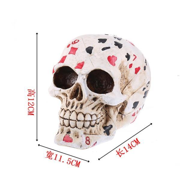 Skull Resin Skeleton Army Figurine Halloween Decoration