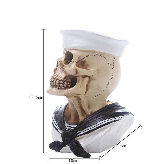 Skull Resin Skeleton Army Figurine Halloween Decoration