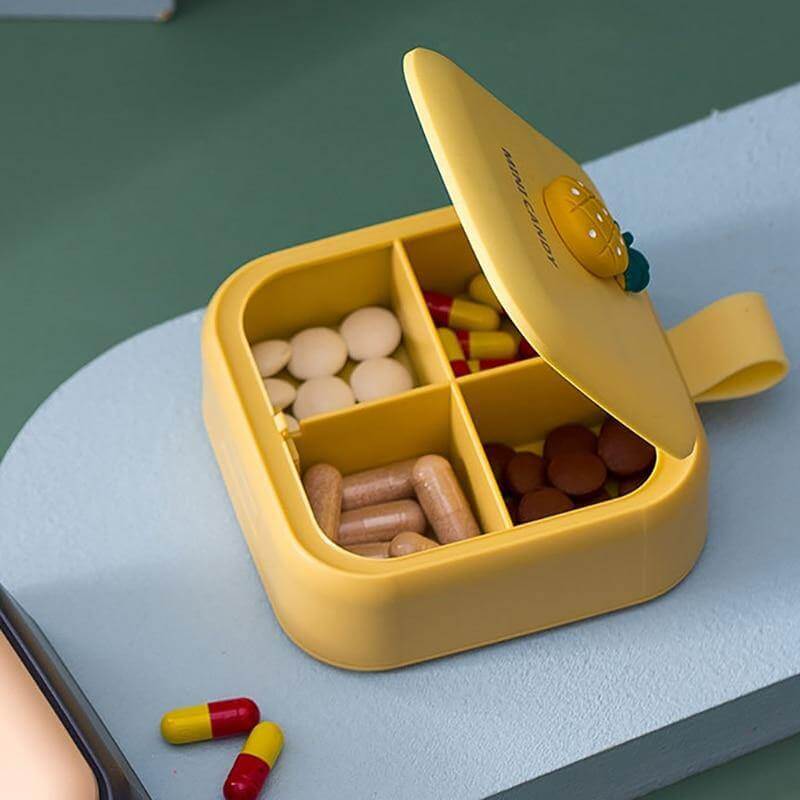 Cute Cartoon Style Pill Case Organizer