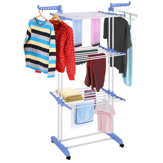 Space Saving Laundry Clothes Drying Rack