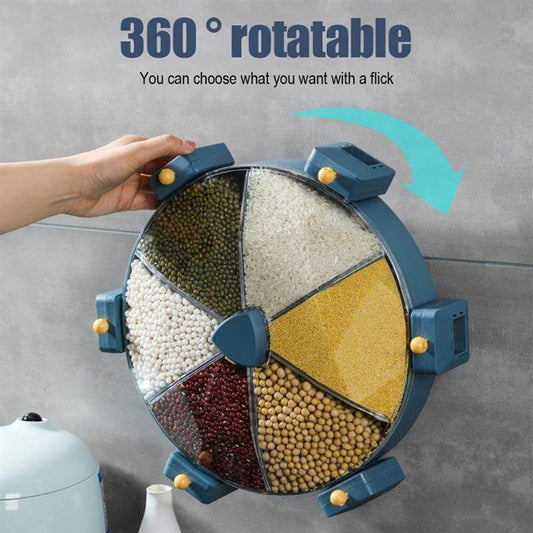 Wall Mounted 360 Degree Rotatable Cereals Grain Storage