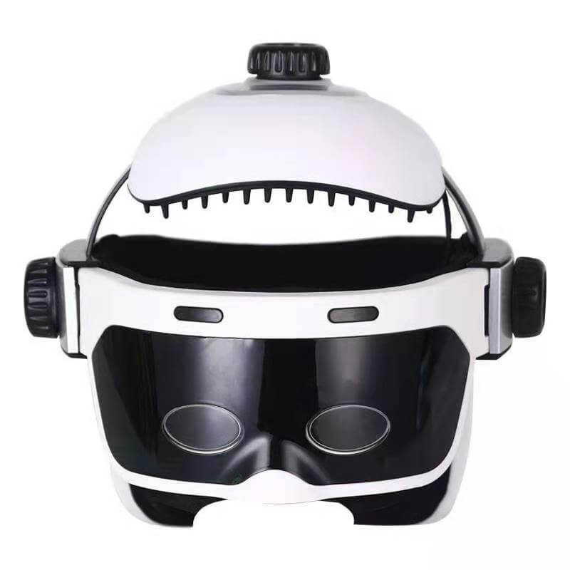 Chargeable Electric Heating Head Eye Massage Helmet