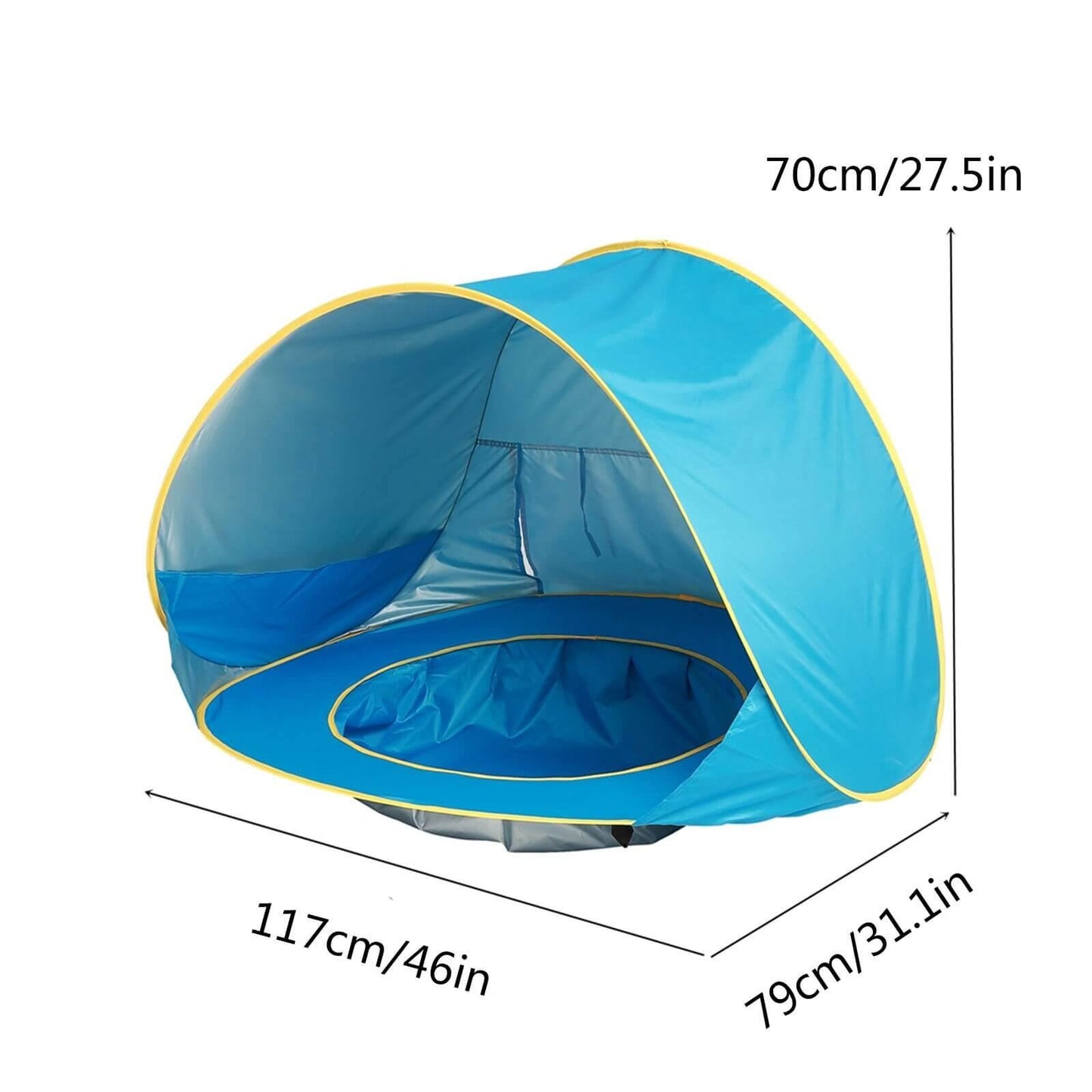 UV-protecting Children Waterproof Beach Tent