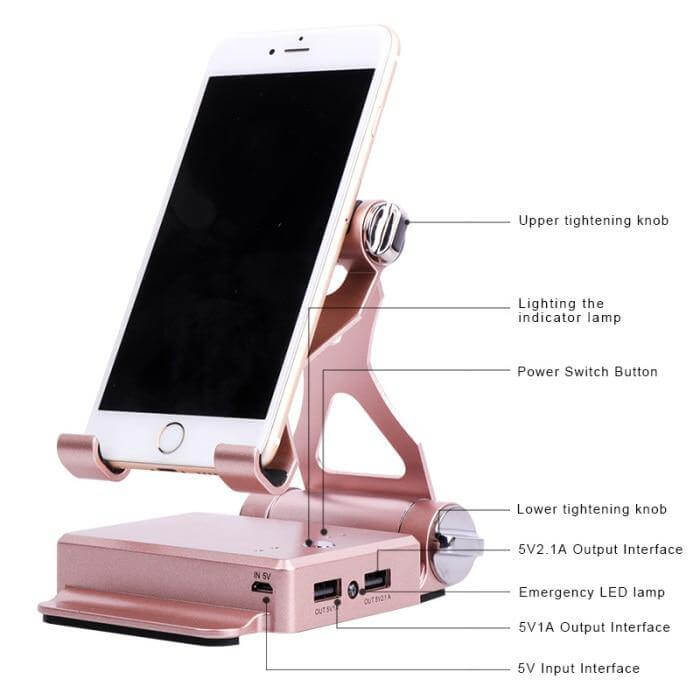 Portable Adjustable Mobile Phone Charging Stand
