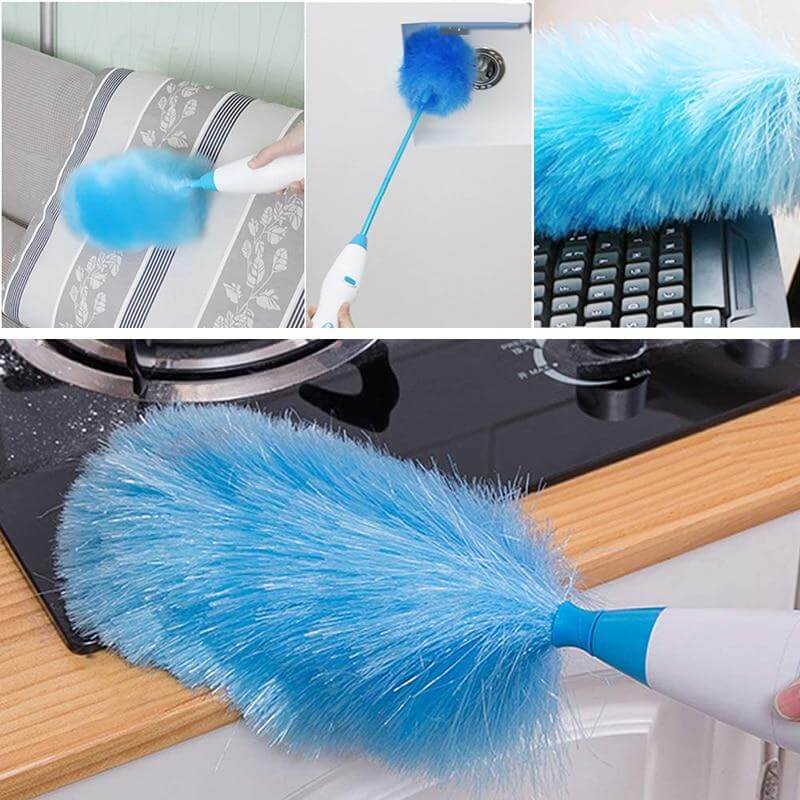 Adjustable 360 Electric Rotating Cleaning Dust Brush
