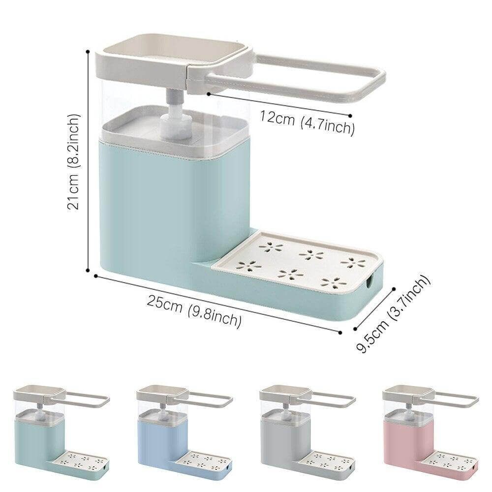 3in1 Multifunctional Cleaning Soap Holder Drainboard Storage - UTILITY5STORE