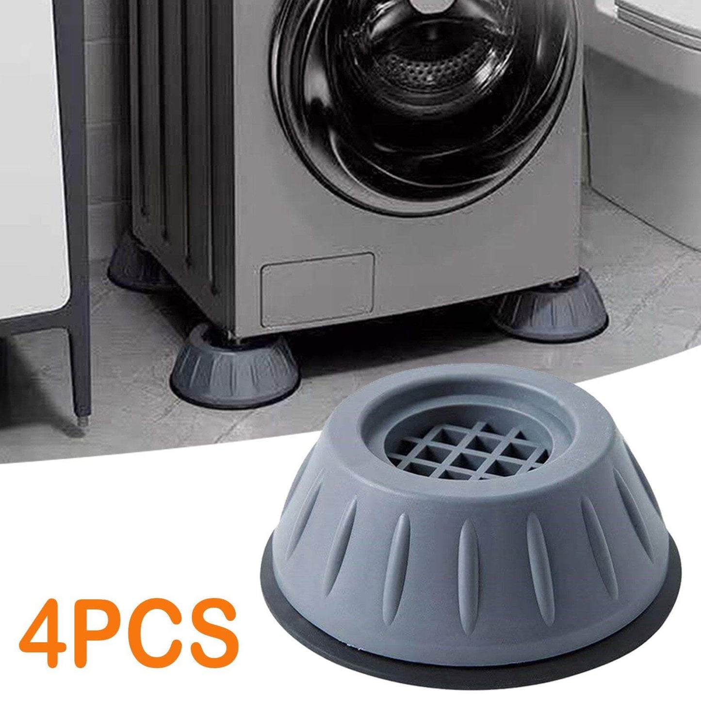 4pcs Non-slip Washing Machine Base Shock Absorber Mat