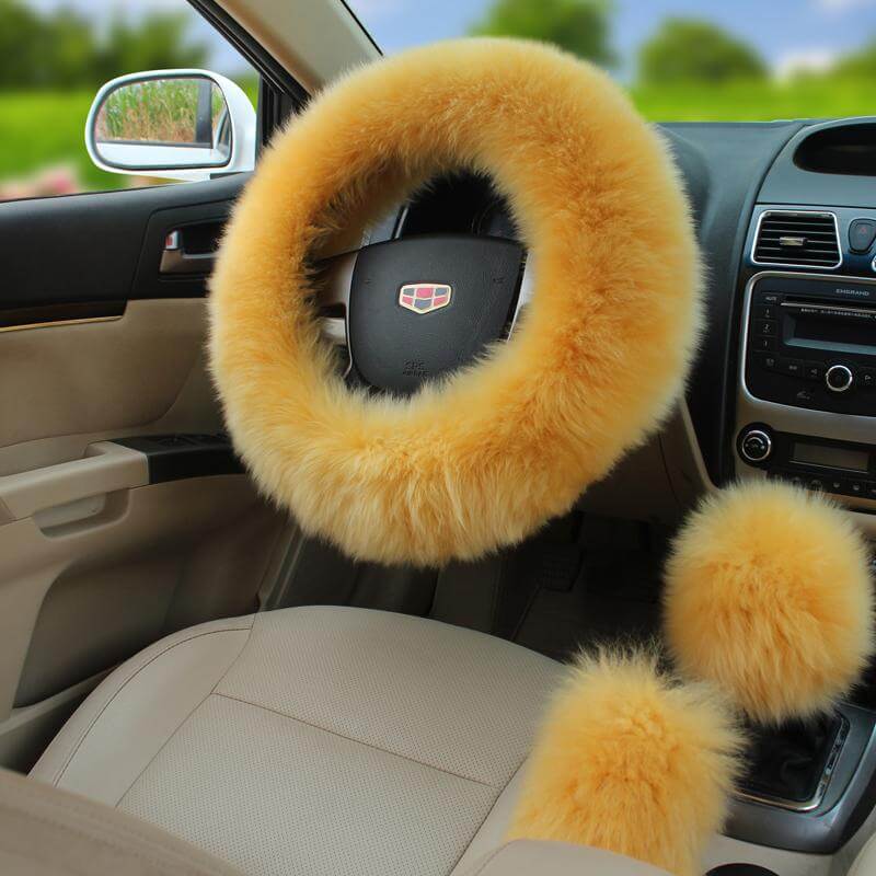 Universal Plush Warm Steering Wheel Cover