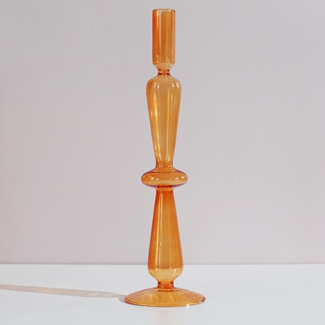 Nordic Stylish Bubble Glass Candle Holder