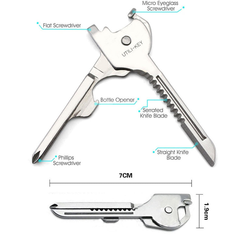 All-in-One Keychain Mini Pocket Tool