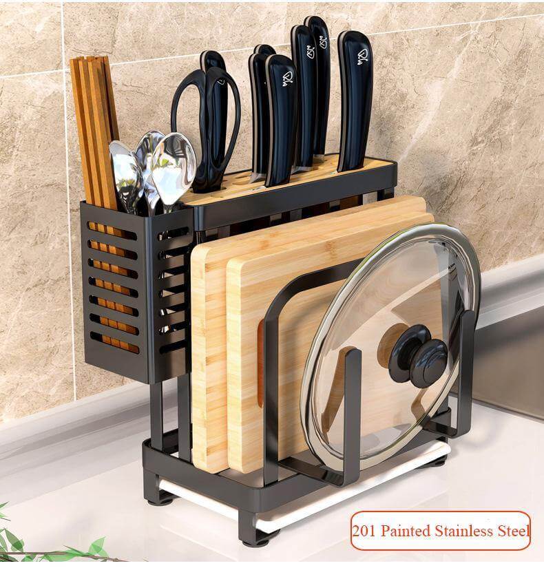 Stainless Steel Kitchen Utensils Organizer Drying Rack