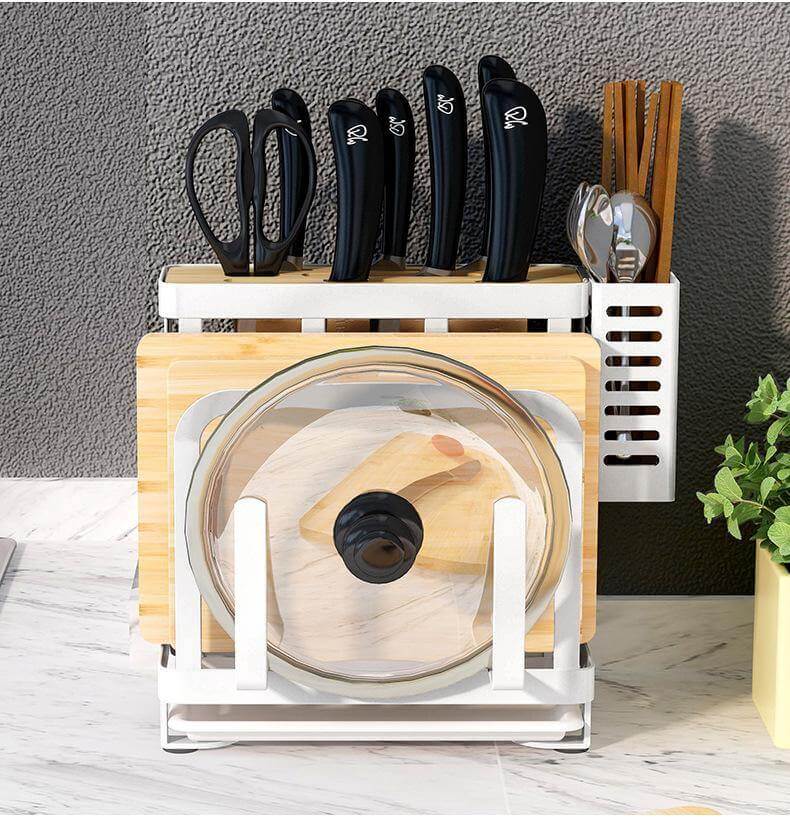 Stainless Steel Kitchen Utensils Organizer Drying Rack