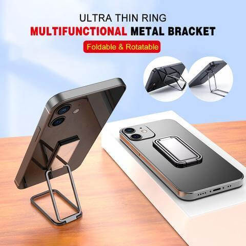 Rotatable Metal Self-Stick Phone Holder