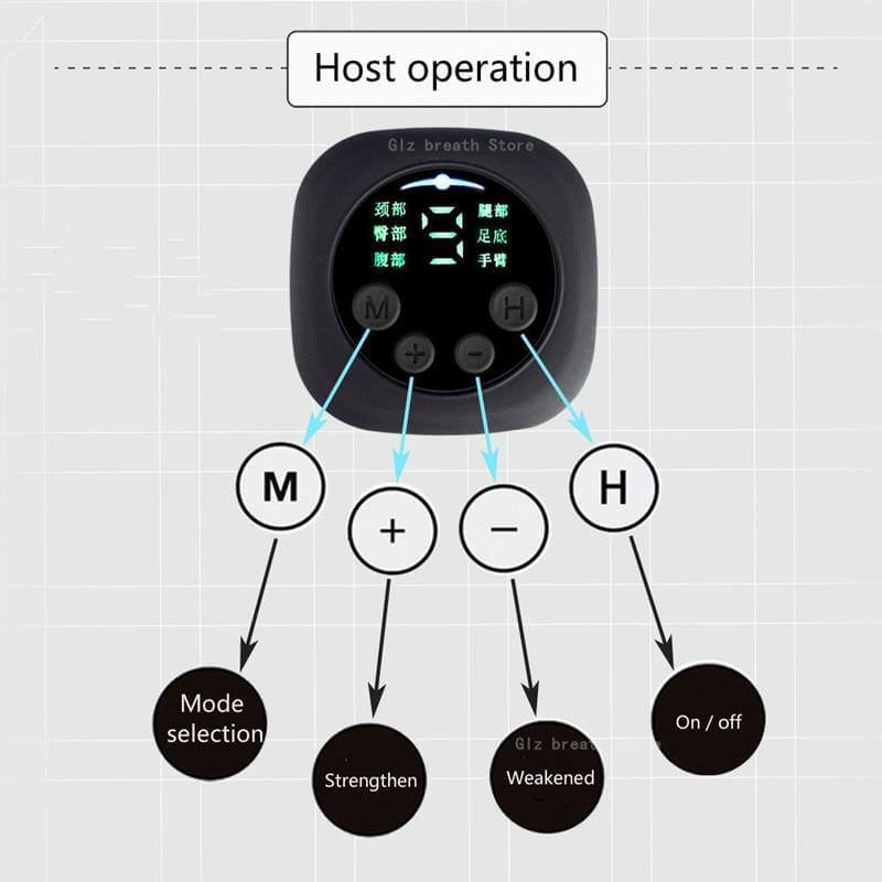 Intelligent Pulse USB Charging Foot Massager