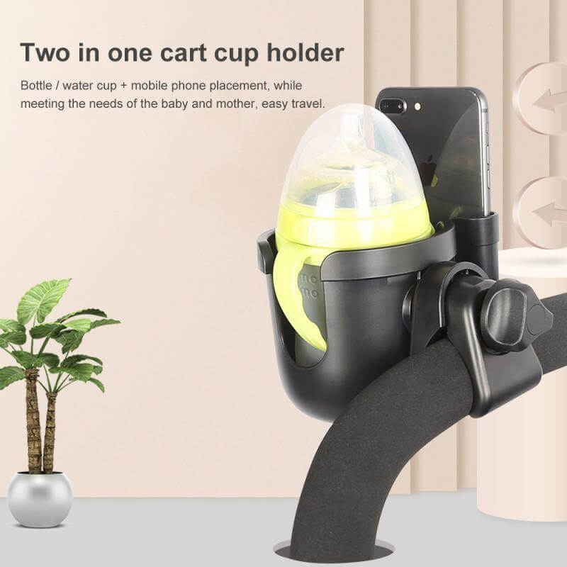 Universal Baby Stroller Parent Cup &amp; Phone Holder