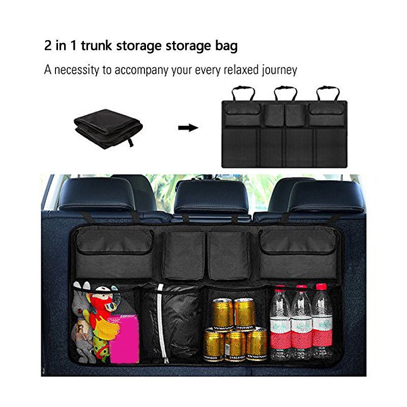 Car Large Capacity Trunk Storage Organizer