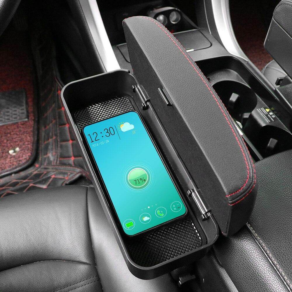 Auto Seat Gap Organizer with Wireless Charger