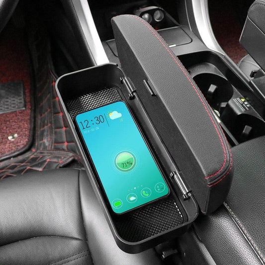 Auto Seat Gap Organizer with Wireless Charger