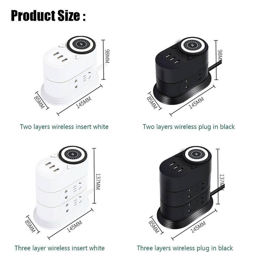 Intelligent Wireless Charging Multifunctional Socket