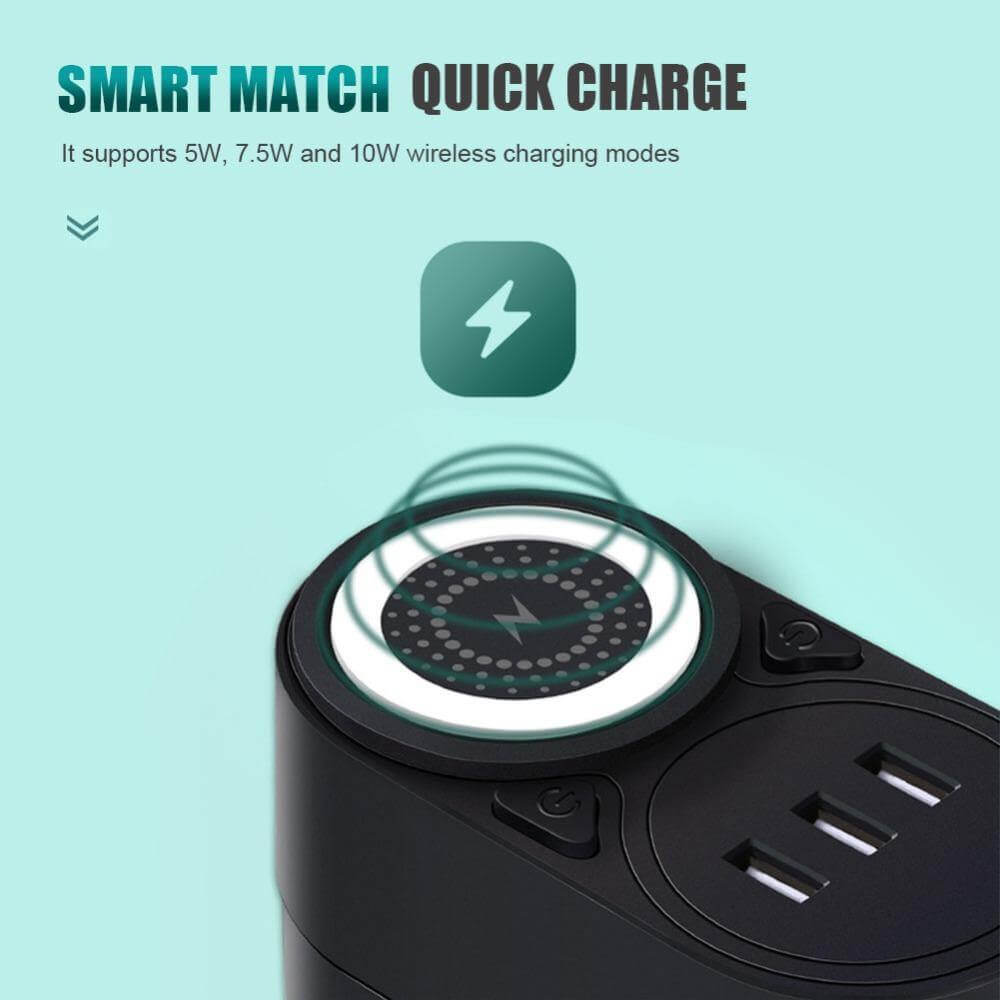 Intelligent Wireless Charging Multifunctional Socket