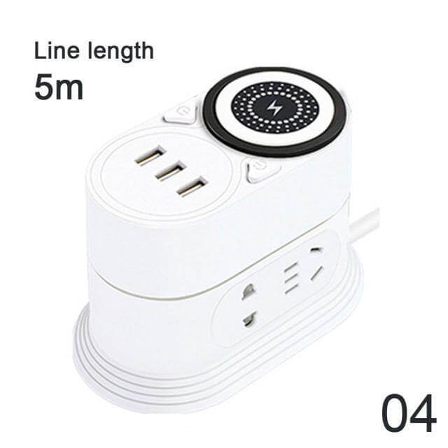 Intelligent Wireless Charging Multifunctional Socket