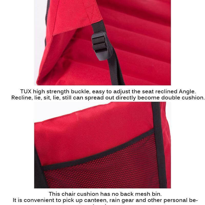 Non-Slip Foldable Seat Pad With Backrest