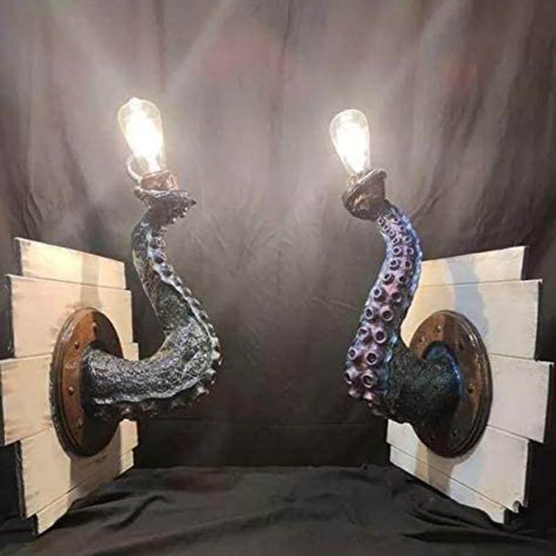 Retro Octopus Tentacle Wall Lamp