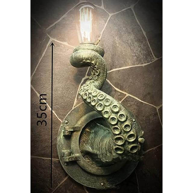 Retro Octopus Tentacle Wall Lamp