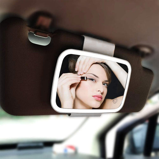Universal LED Car Visor Makeup Mirror
