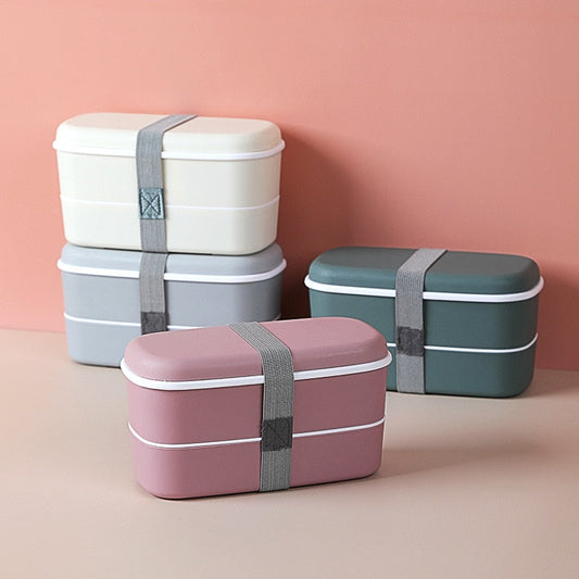 Double-Layer Metal Fresh Keeper Lunch Box