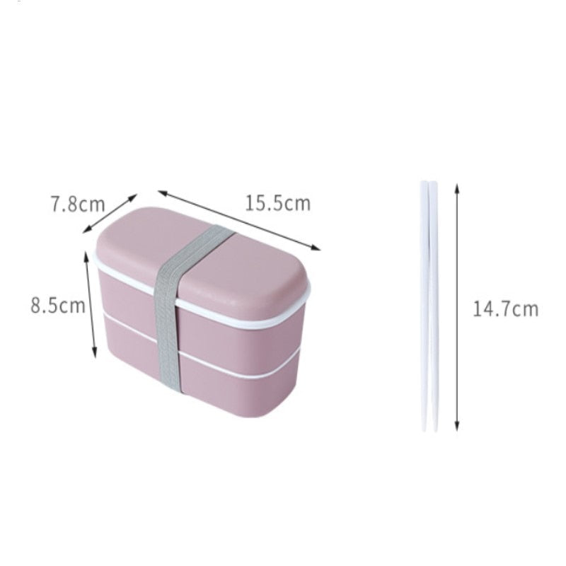 Double-Layer Metal Fresh Keeper Lunch Box