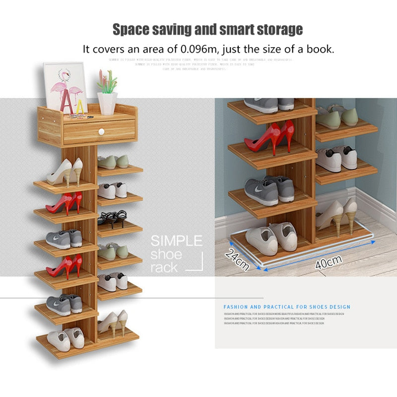 Multi-Layer Simple Space Saving Shoe Rack Shelf