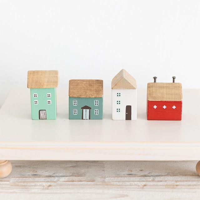Vintage Wooden Cozy Neighborhood Forest Home Decor