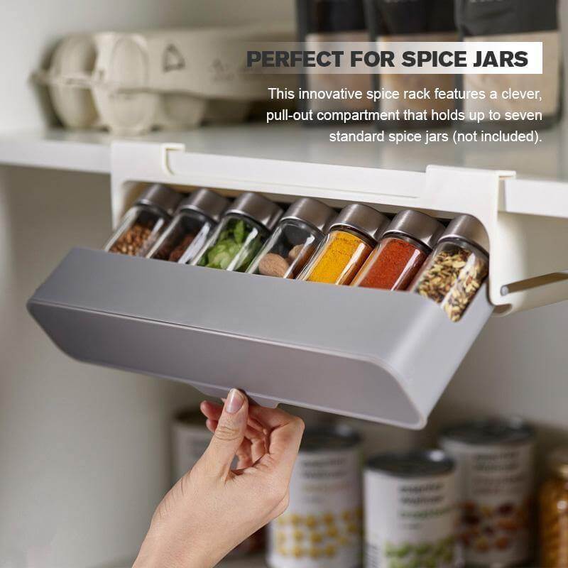 Kitchen Under-Shelf Spice Organizer - UTILITY5STORE