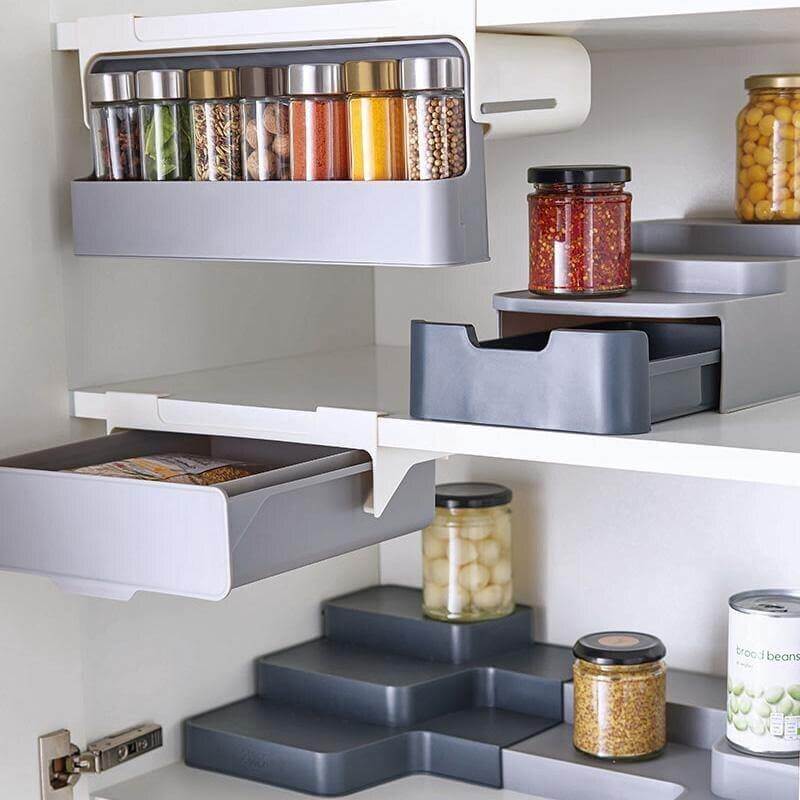 Kitchen Under-Shelf Spice Organizer - UTILITY5STORE