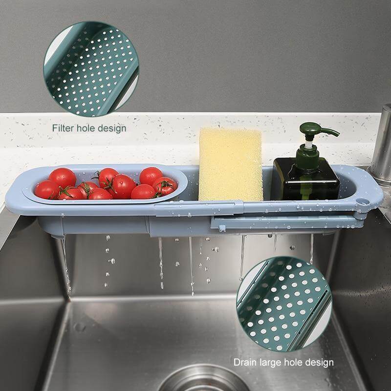 Kitchen Retractable Sink Rack Organizer - UTILITY5STORE