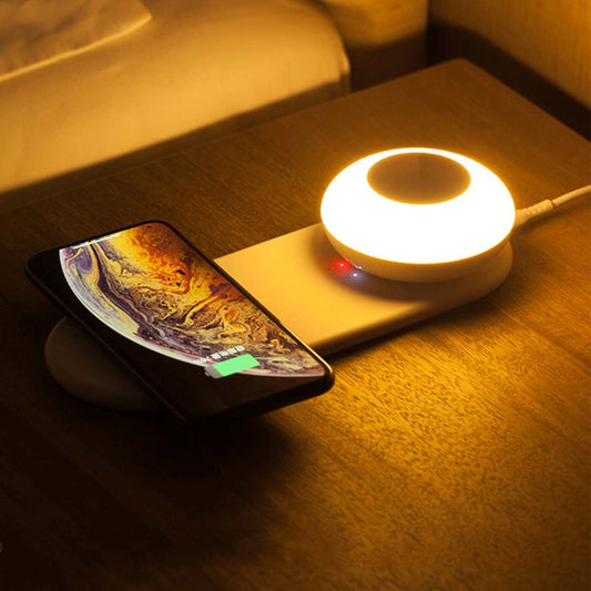 Smart Modern Wireless Charging Slim Night Lamp