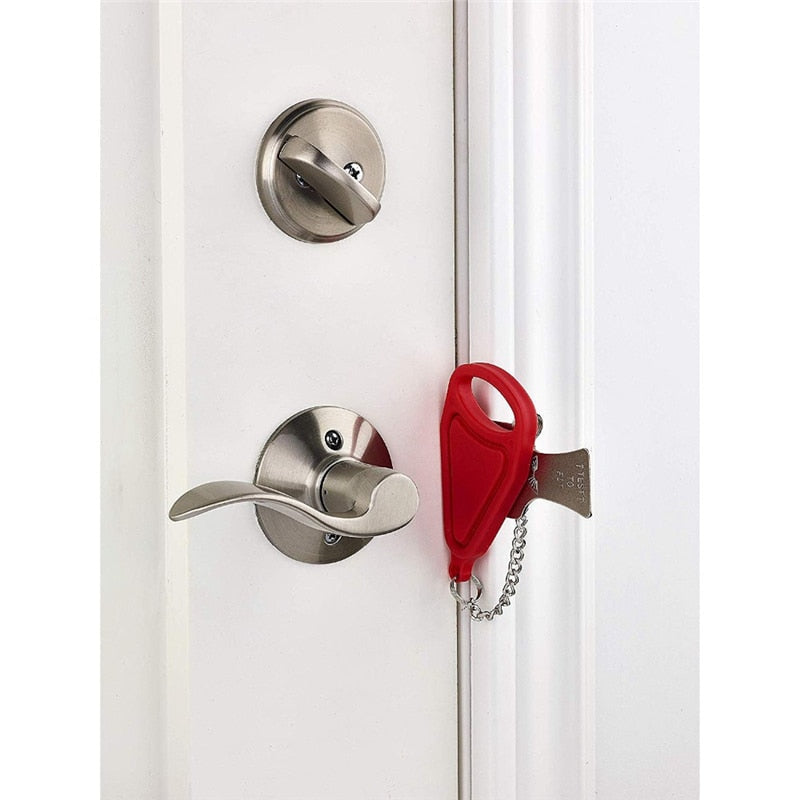 Portable Travel Door Stopper Lock