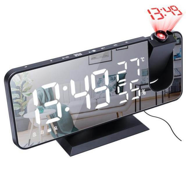 LED Digital Alarm Projection Clock