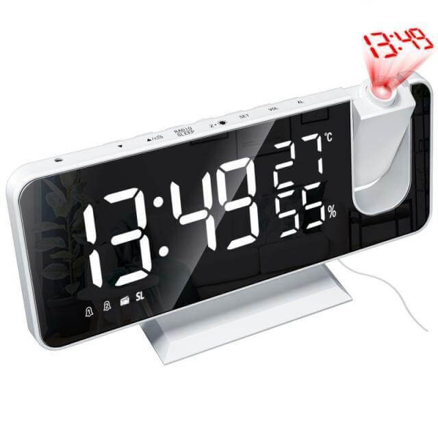 LED Digital Alarm Projection Clock