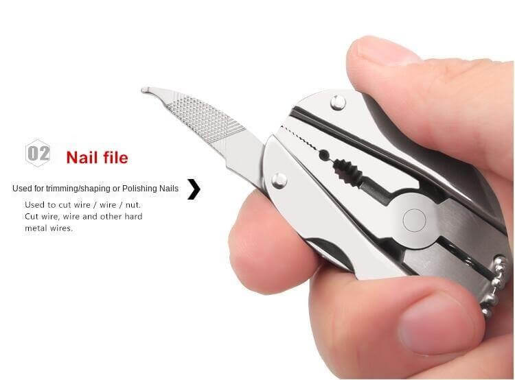 6in1 Foldable Travel Camping Keychain Tool Kit