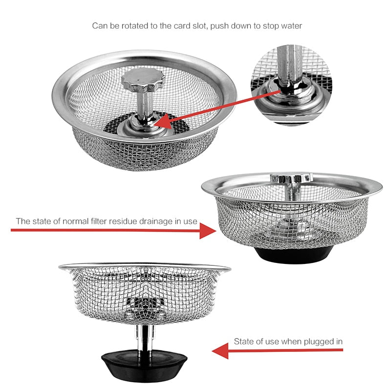 Kitchen Sink Drain Filter Mesh - UTILITY5STORE